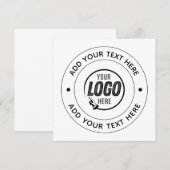 📝 Aangepast logo & tekst Gepersonaliseerde zakeli (Voorkant / Achterkant)