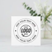 📝 Aangepast logo & tekst Gepersonaliseerde zakeli (Staand voorkant)