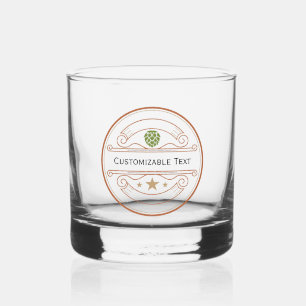 Aangepast logo & tekst whiskyglas whisky glas