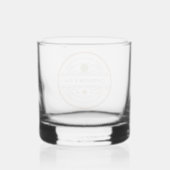Aangepast logo & tekst whiskyglas whisky glas (Achterkant)