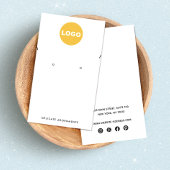 Aangepast Logo toevoegen Ketting en deksel Visitekaartje