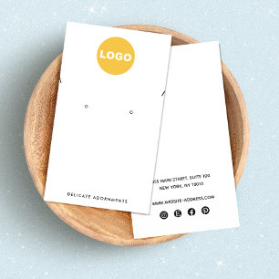 Aangepast Logo toevoegen Ketting en deksel Visitekaartje