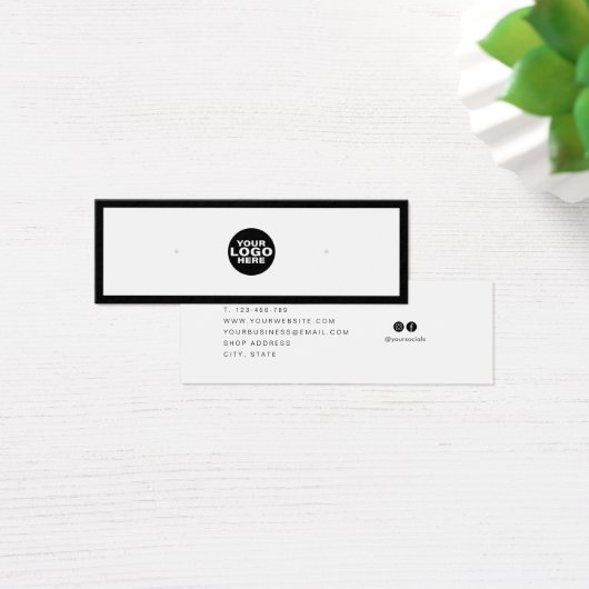 Aangepast Logo toevoegen waarmee juwelen worden ge Mini Visitekaartjes (Bureau)