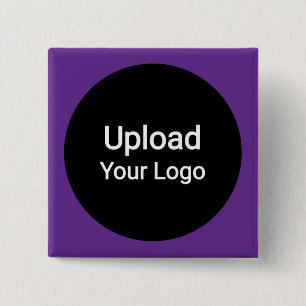 Aangepast logo upload Gepersonaliseerde zaken Vierkante Button 5,1 Cm