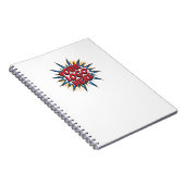 Aangepast logo uploaden - Bedrijfs-wit Notitieboek (Rechterzijde)