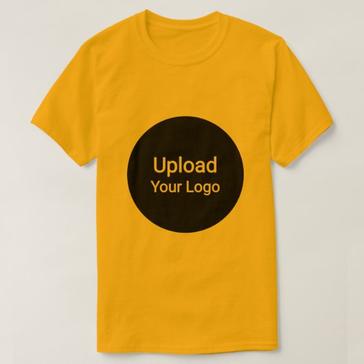 Aangepast logo uploaden | Gepersonaliseerd bedrijf T-shirt (Design voorkant)