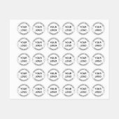 Aangepast Logo Uw bedrijfsnaam op maat Labels (Vel)