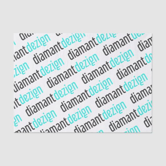 Aangepast Logo van Diamant Tissuepapier (Voorkant)