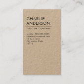 Aangepast logo verticaal modern, minimalistisch Kr Visitekaartje (Achterkant)