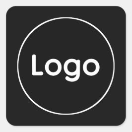 Aangepast logo  vierkante sticker