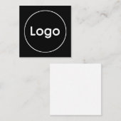 Aangepast logo vierkante visitekaartje (Voorkant / Achterkant)