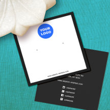 Aangepast Logo vierkante witte veroudering weergev