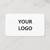 Aangepast Logo Visitekaartje Uw Colora en letterty (Voorkant)