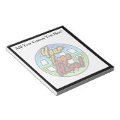 Aangepast Logo, volledig gepersonaliseerd Notitieb Notitieblok (Schuin)