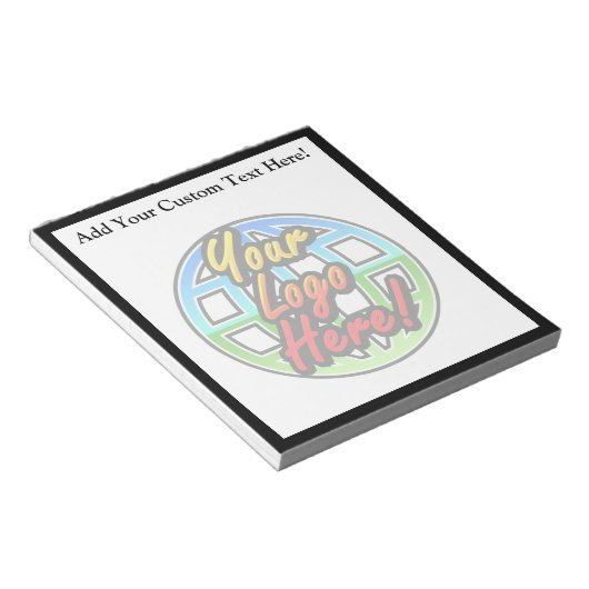 Aangepast Logo, volledig gepersonaliseerd Notitieb Notitieblok (Schuin)