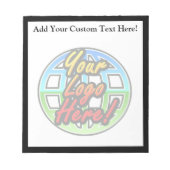 Aangepast Logo, volledig gepersonaliseerd Notitieb Notitieblok (Voorkant)