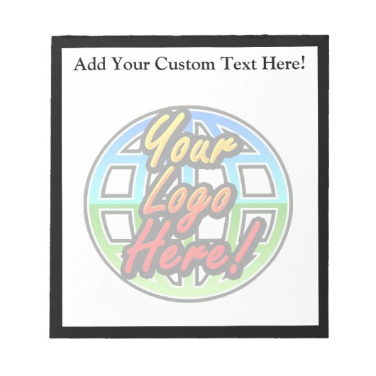 Aangepast Logo, volledig gepersonaliseerd Notitieb Notitieblok (Voorkant)