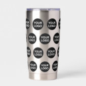 Aangepast Logo voor bedrijven Geïsoleerde Drinkbeker (Voorkant)
