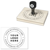 Aangepast Logo voor bedrijven Rubberstempel (Gestempeld)