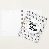 Aangepast Logo voor bedrijven — zwart/wit Planner (Display)