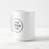 Aangepast Logo voor kleine bedrijven Koffiemok (Voorkant links)