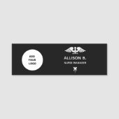 Aangepast Logo voor medisch personeel Naamplaatje (Voorkant)