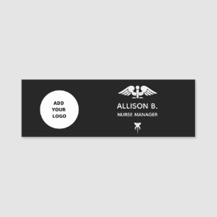 Aangepast Logo voor medisch personeel Naamplaatje
