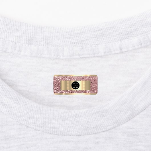 Aangepast Logo voor online promotiewinkelen - Roos Labels (Aangebracht)