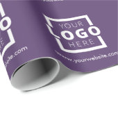 Aangepast Logo voor speciale acties voor bedrijven Cadeaupapier (Rol Hoek)