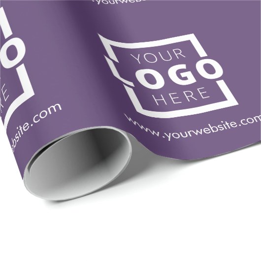 Aangepast Logo voor speciale acties voor bedrijven Cadeaupapier (Rol Hoek)