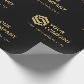 Aangepast Logo voor speciale acties voor bedrijven Cadeaupapier (Hoek)