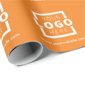 Aangepast Logo voor speciale acties voor bedrijven Cadeaupapier (Rol Hoek)