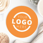 Aangepast Logo voor speciale acties voor bedrijven Ronde Kartonnen Onderzetter
