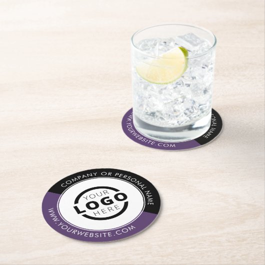 Aangepast Logo voor speciale acties voor bedrijven Ronde Kartonnen Onderzetter (Insitu)