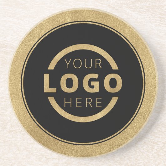 Aangepast Logo voor speciale acties voor bedrijven Zandsteen Onderzetter (Voorkant)