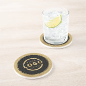 Aangepast Logo voor speciale acties voor bedrijven Zandsteen Onderzetter (Zijkant)