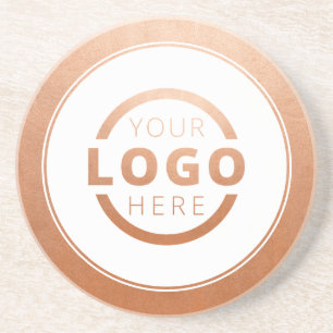 Aangepast Logo voor speciale acties voor bedrijven Zandsteen Onderzetter