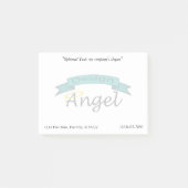 Aangepast Logo-watermerk W/contactgegevens Post-it® Notes (Voorkant)