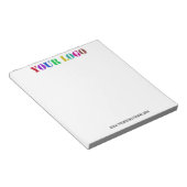 Aangepast Logo Website promotietot bedrijf Notitieblok (Schuin)