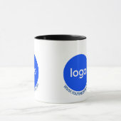 Aangepast logo & websitegegevens voor bedrijf mok (Midden)