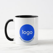 Aangepast logo & websitegegevens voor bedrijf mok (Links)