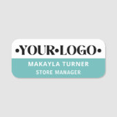 Aangepast logo werknemer aqua  naamplaatje (Voorkant)