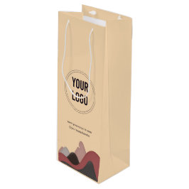 Aangepast Logo Wijntas voor zakelijk gebruik Geen Wijn Cadeautas