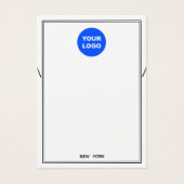 Aangepast Logo witte Ketting-armbandweergave toevo Visitekaartje (Voorkant)