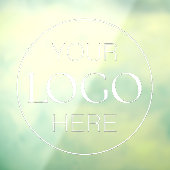 Aangepast logo zakelijk bedrijf | Upload logo Raamsticker (Vel 3)