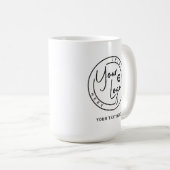 Aangepast Logo Zakelijk Koffiemok (Voorkant rechts)