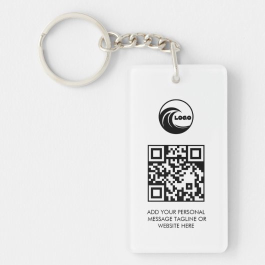 Aangepast logo Zakelijk merk-sleutelhanger Sleutelhanger (Voorkant)