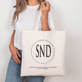 Aangepast logo Zakelijk of winkelen Tote Bag
