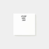 Aangepast logo zakelijk post-it® notes (Voorkant)