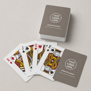 Aangepast logo zakelijke promotie pokerkaarten